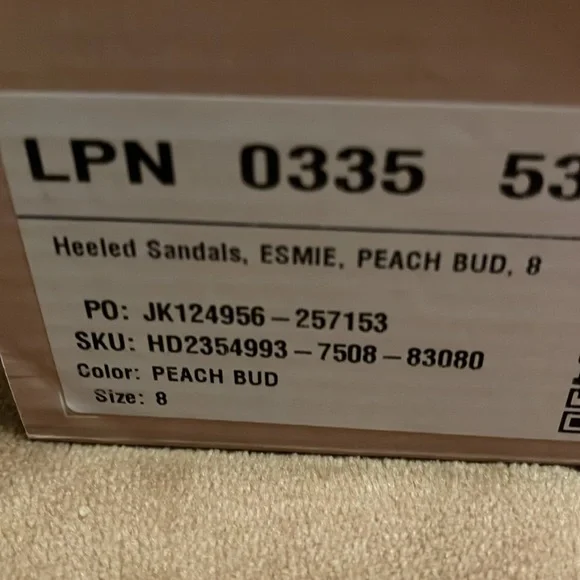 🌹NIB:JUSTFAB ESMIE BLOCKED HEEL PLATFORM SANDALS - Picture 12 of 12